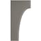 Ekena Millwork 1 3/4"W x 4"D x 8"H Clarksville Wood Vintage Decor Bracket, Reclaimed Grey BKTWD02X04X08CVGY - alternate 2